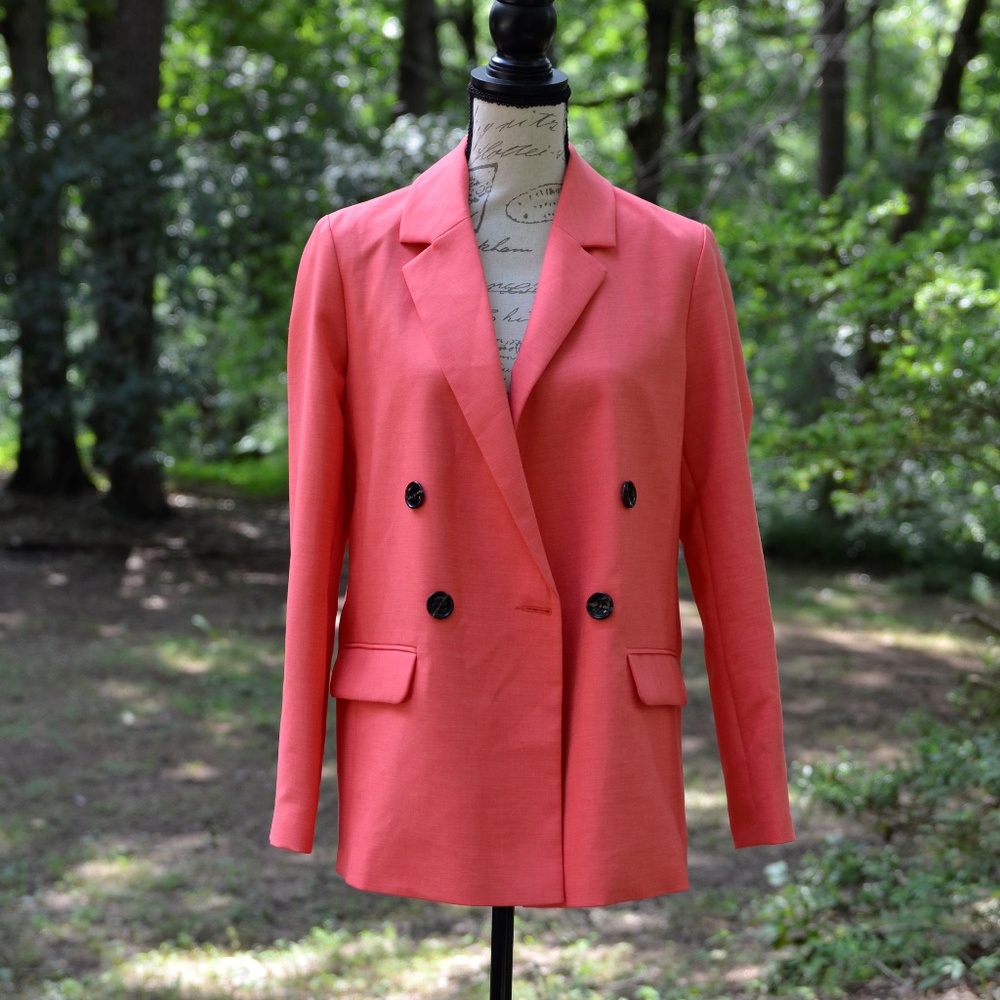 OFFERS WELCOME NWT Coral Topshop blazer